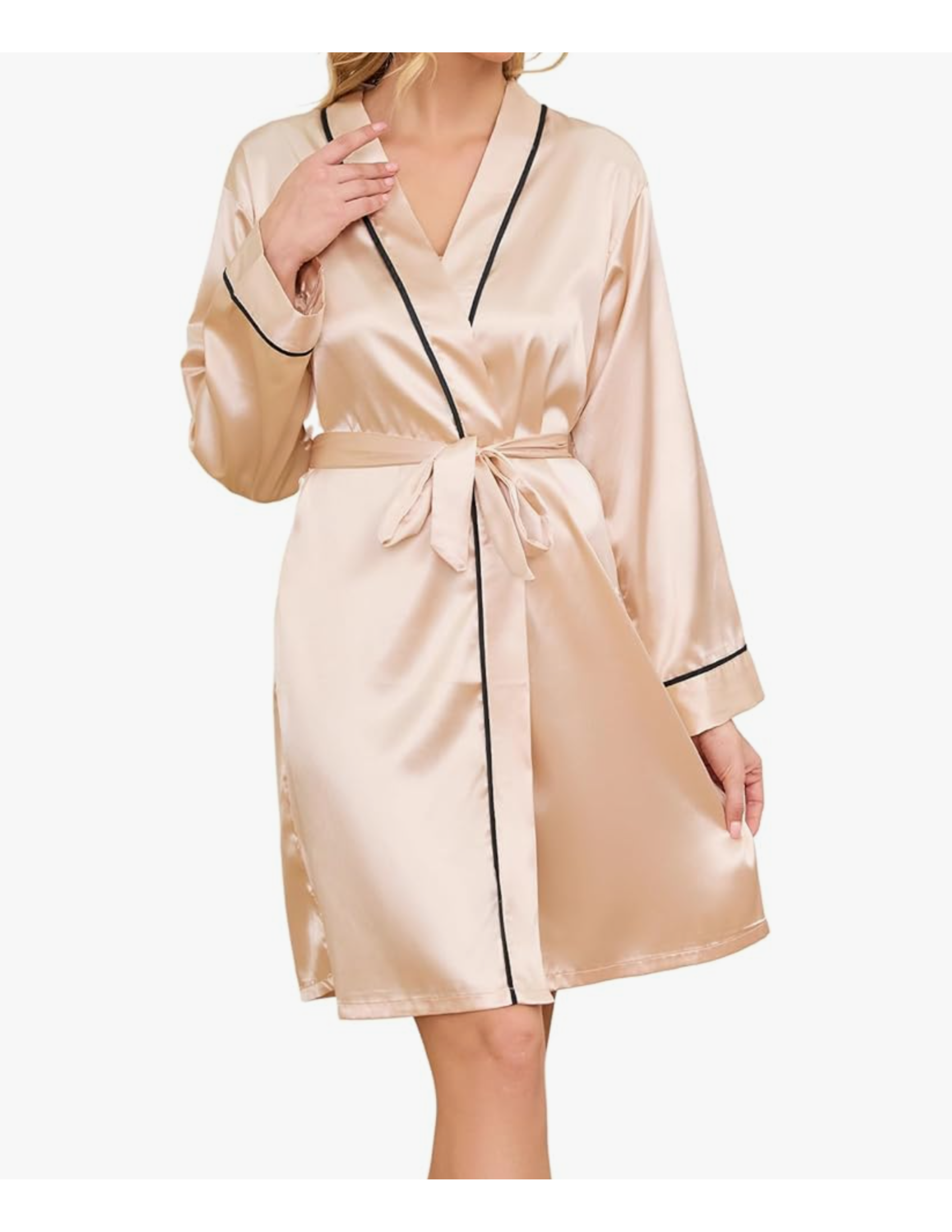 Satin Kimono Robe image 0